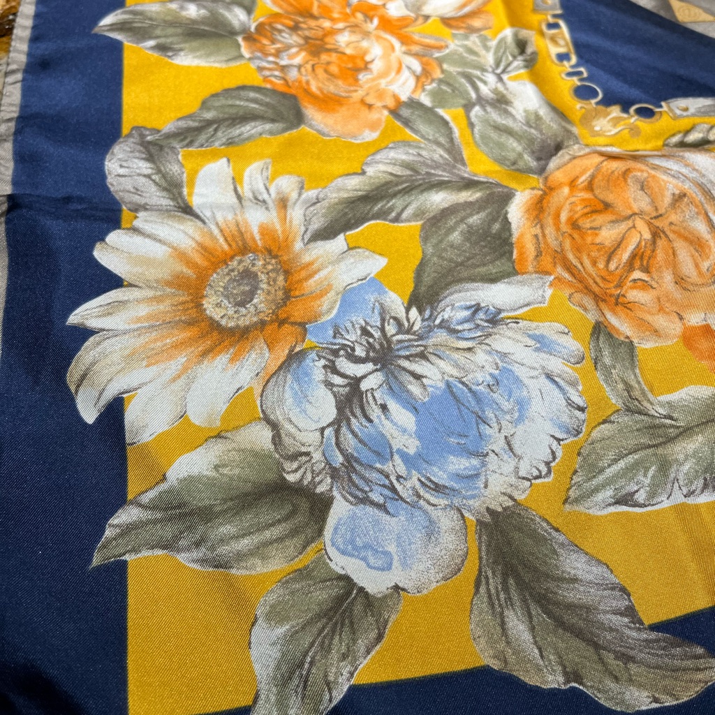 100 Silk Renoma Scarf Made In Italy